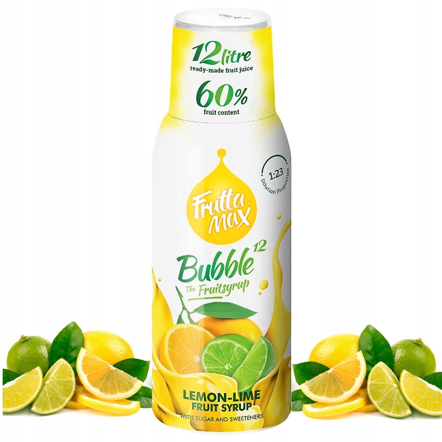Syrop do saturatora Soda FruttaMax CYTRYNA LIMONKA 500 ml na 12l Marka Fruttamax