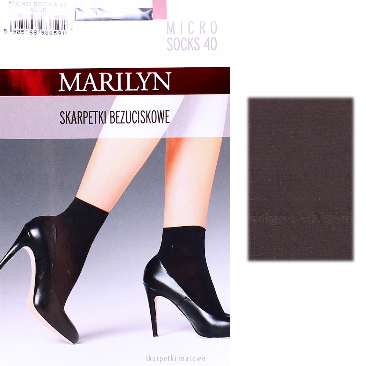 

Marilyn Skarpetki Micro Socks 40 Uni grigio 2 pary
