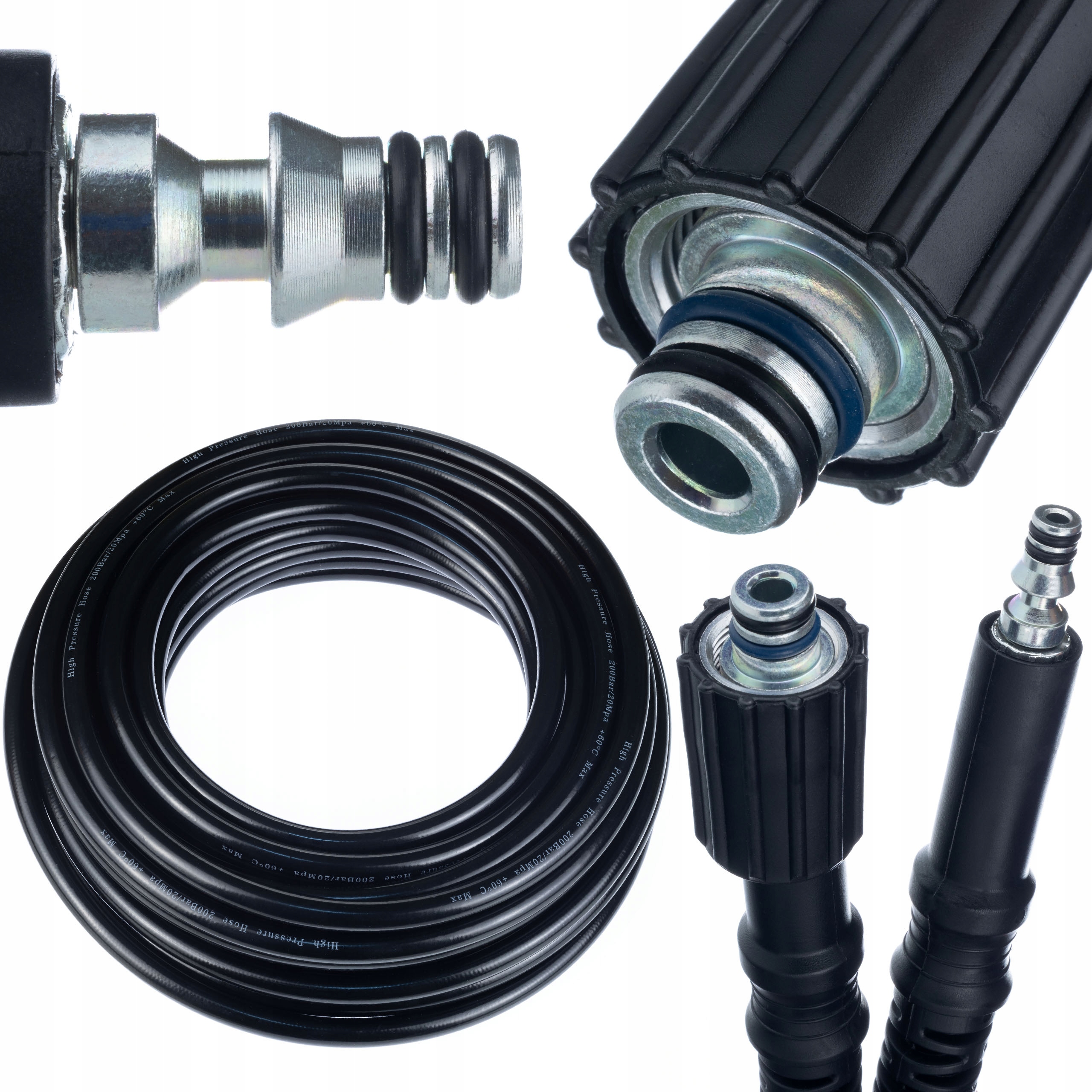 WĄŻ WYSOKOCIŚNIENIOWY 10M CLICK-M22 DO MYJKI CIŚ. PARKSIDE PHD 100 110 135