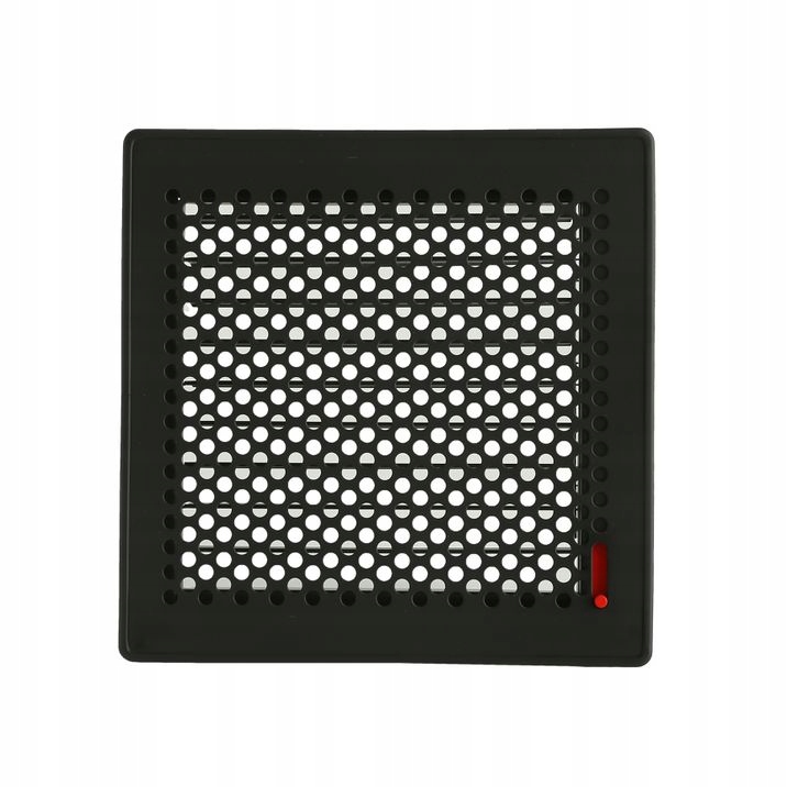 Ventilační mřížka komín. žaluzie 220x220 černá