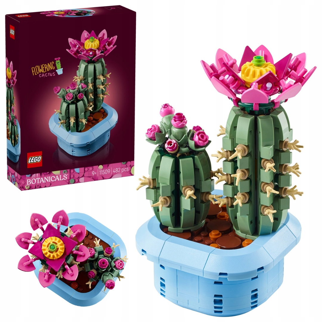 Lego 11509 Botanical Collection Kvetoucí kaktus Květiny v květináči