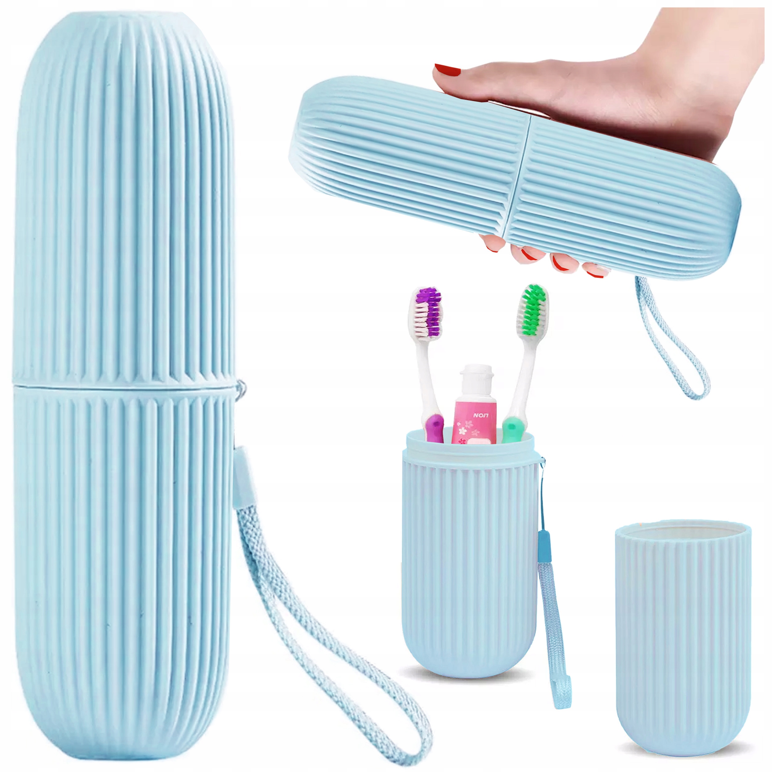 

Etui Pojemnik Na Pastę I Szczoteczkę Podróżny