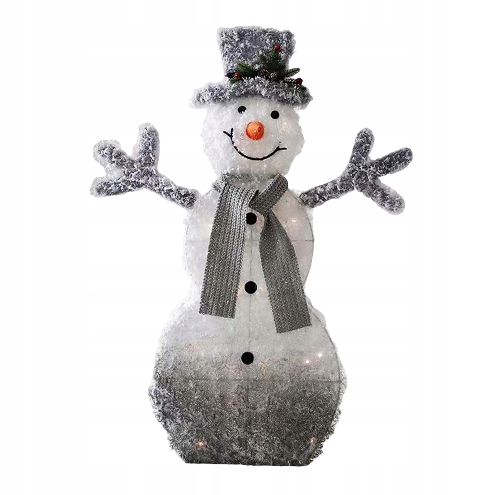 Snowman Light Ornament LED Photo Prop Rodzaj gwintu zintegrowane źródło LED