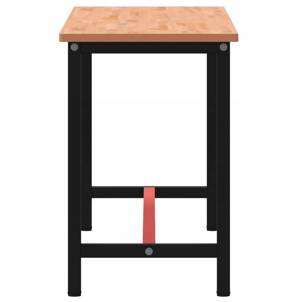 STÓŁ ROBOCZY 180X55X81,5CM DREWNO BUKOWE I METAL Szerokość produktu 1 cm