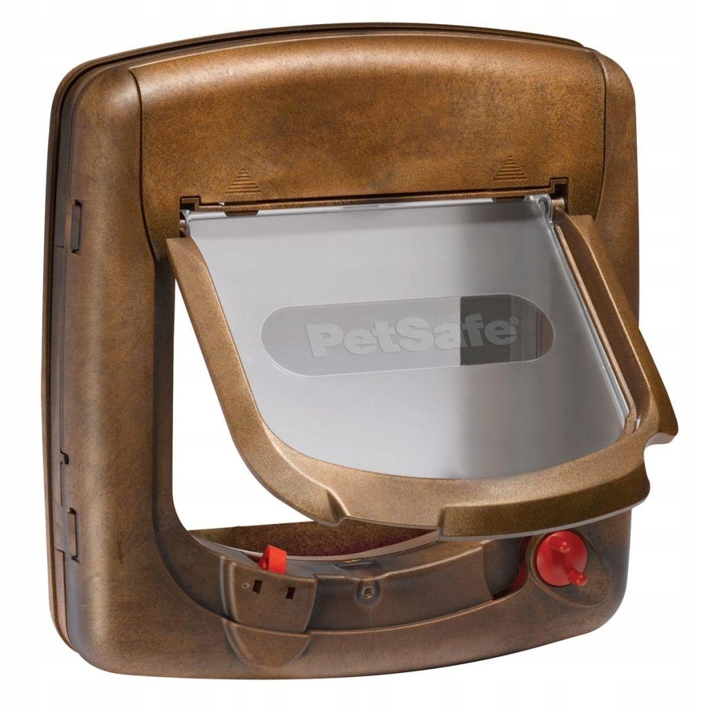 Petsafe Staywell Luxus Drzwiczki dla Kotów, Brązowy, 25,20 x 24,10 cm