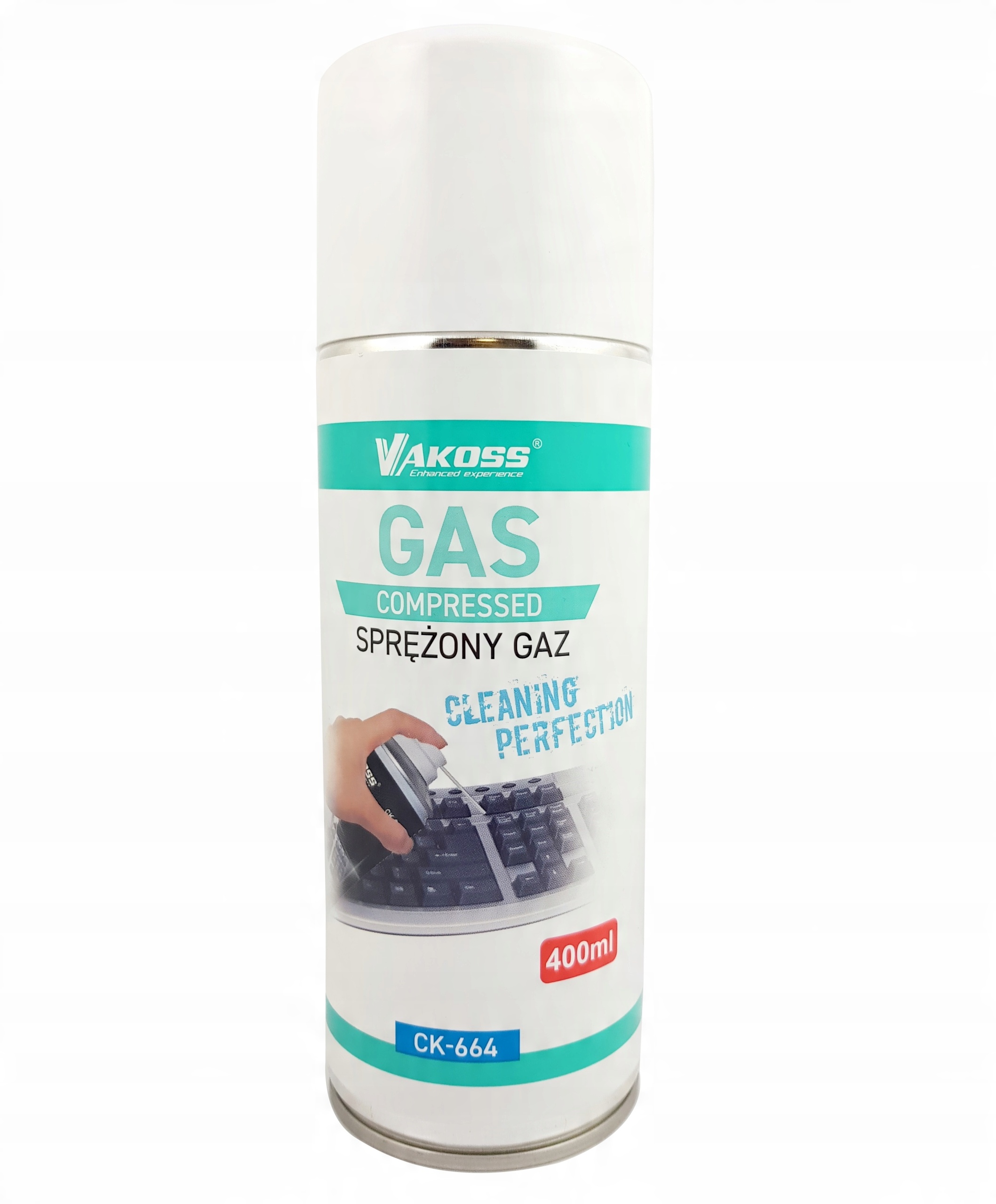 

Vakoss Sprężone Powietrze Sprężony Gaz 400ml Rurka