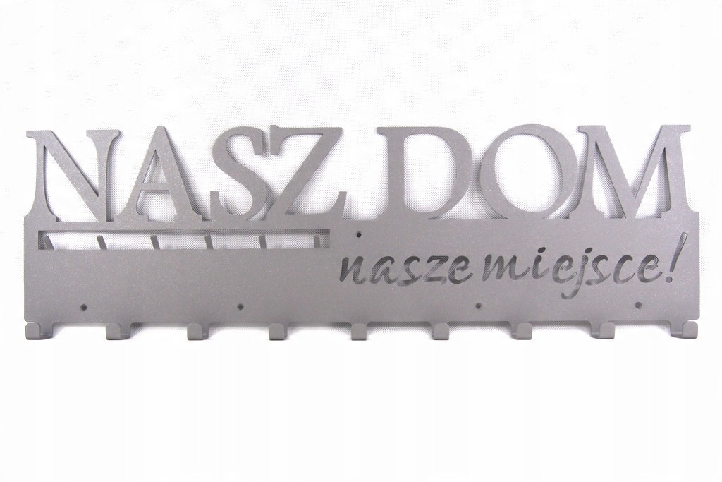 

Wieszak do przedpokoju na ubrania, klucze Nasz Dom