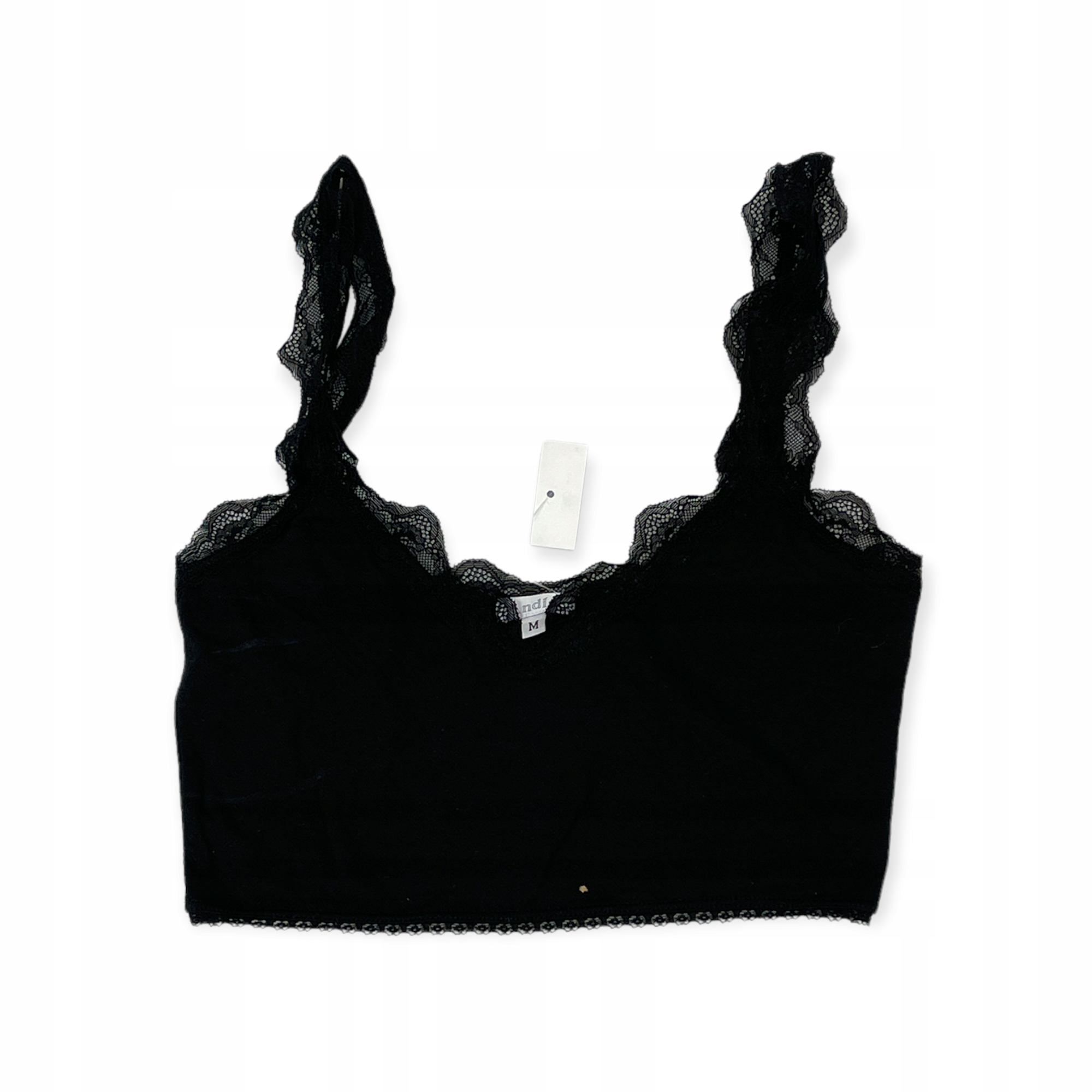 Černý dámský krajkový top Andine M