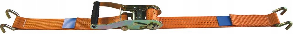 Транспортировочный крепежный ремень с крючками 50 мм 8 м