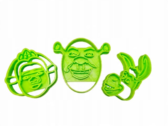 

Foremki do ciastek Shrek 3 sztuki