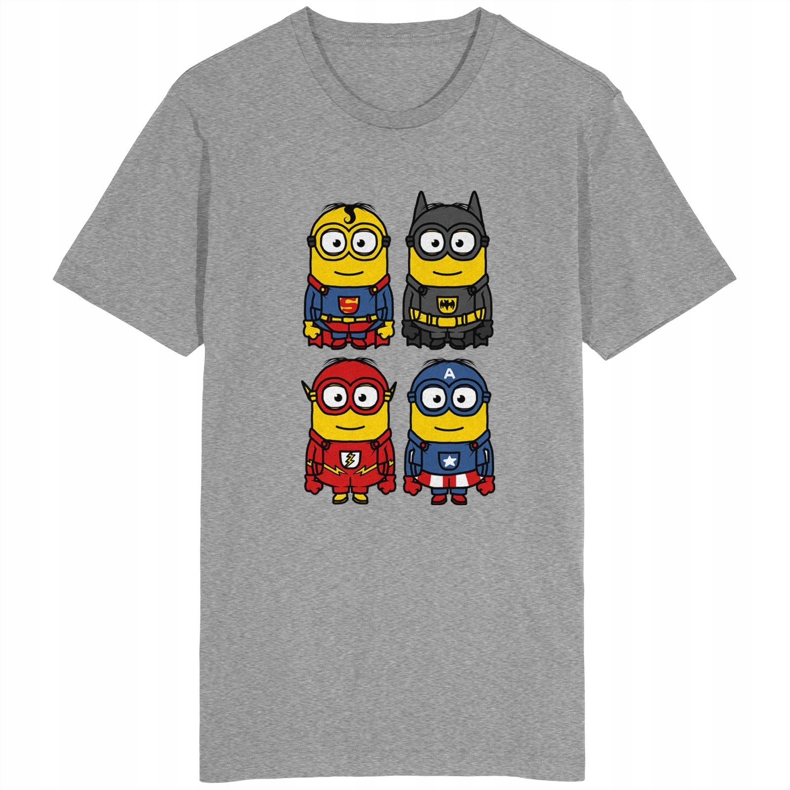

Minionki Koszulka Superman Batman Flash Kapitan