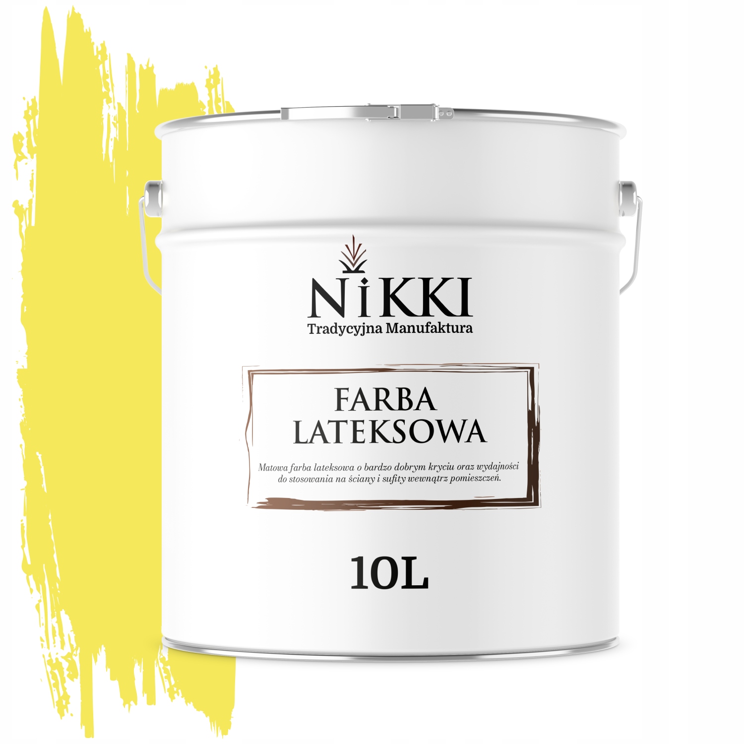 Latexová Farba Na Stenu Citrónová Farba H7276 10L Hlboká Matná Na Steny