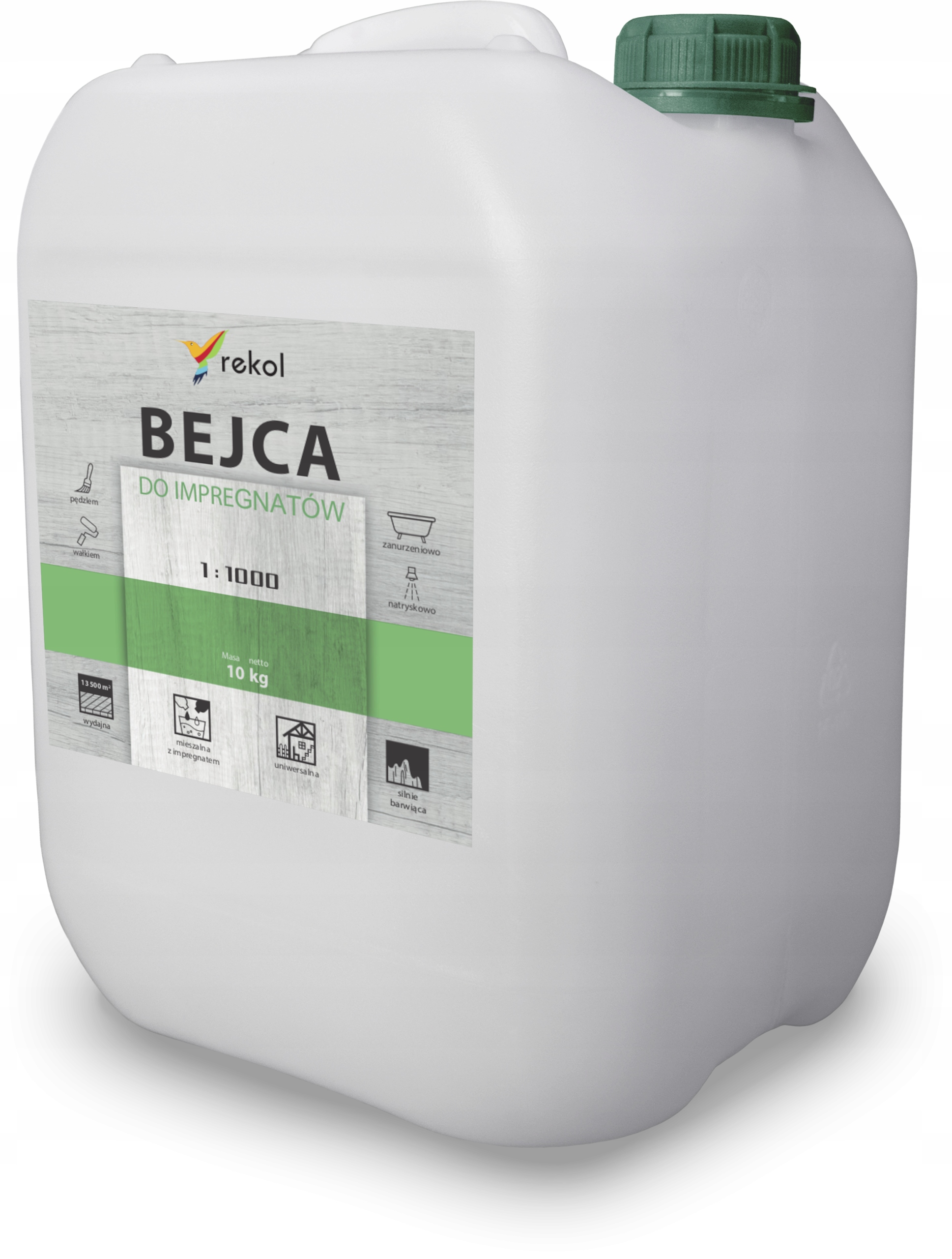 Odolná Vůči Slunci zelená pasta na dřevo 10 kg 1:800 výkonná!