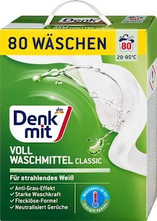 Denkmit univerzální prací prášek 80 praní 5,2 kg z Německa