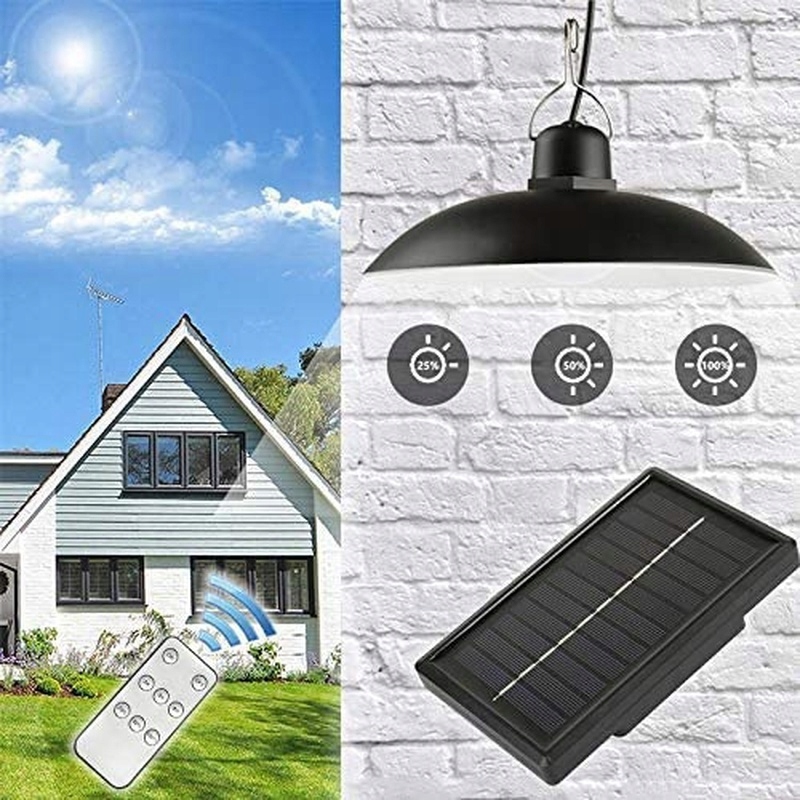 ZESTAW 2x ŻYRANDOL LAMPA SOLARNA WISZĄCA LED PILOT Barwa światła biały zimny