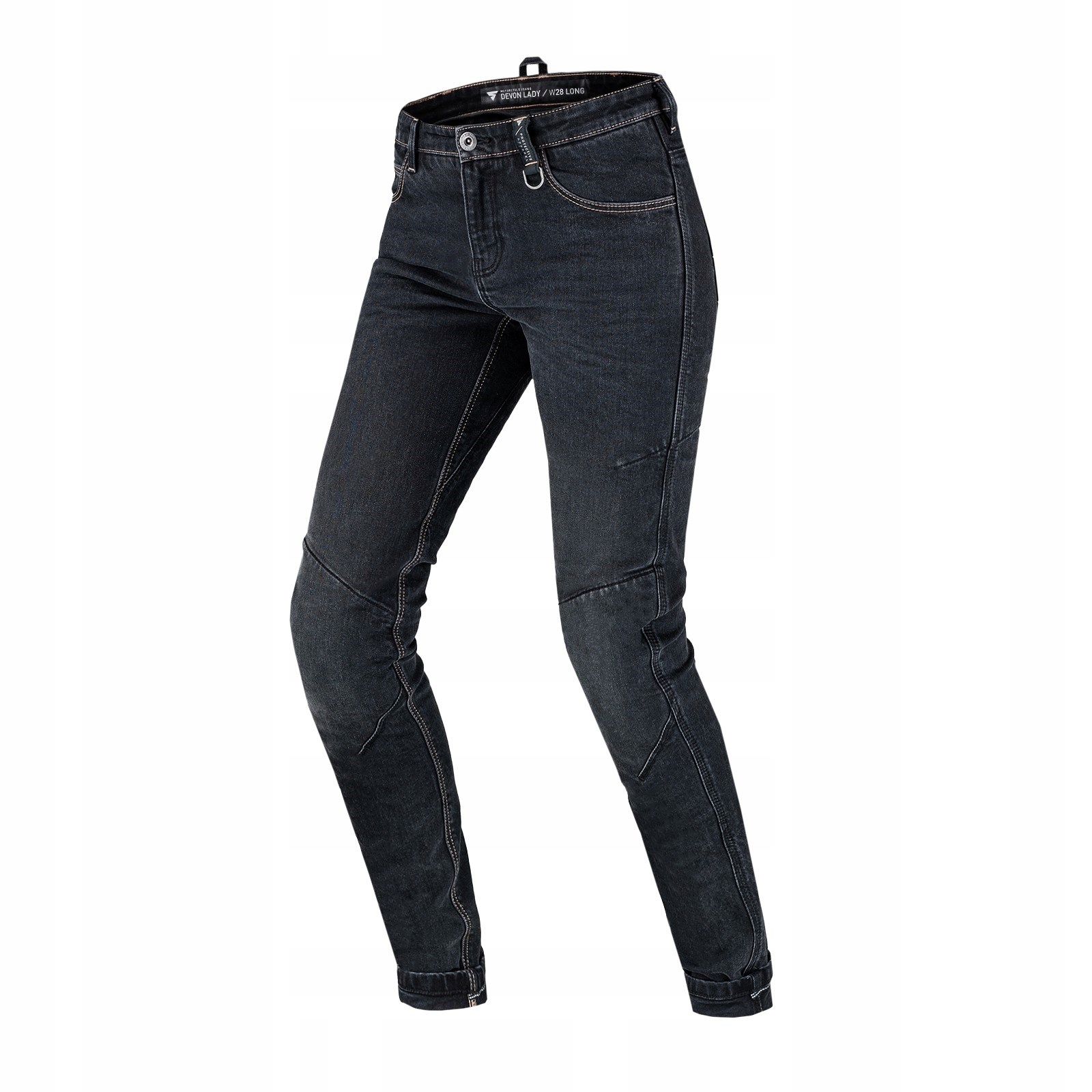 Jeansy motocyklowe damskie SHIMA DEVON LADY BLK 30