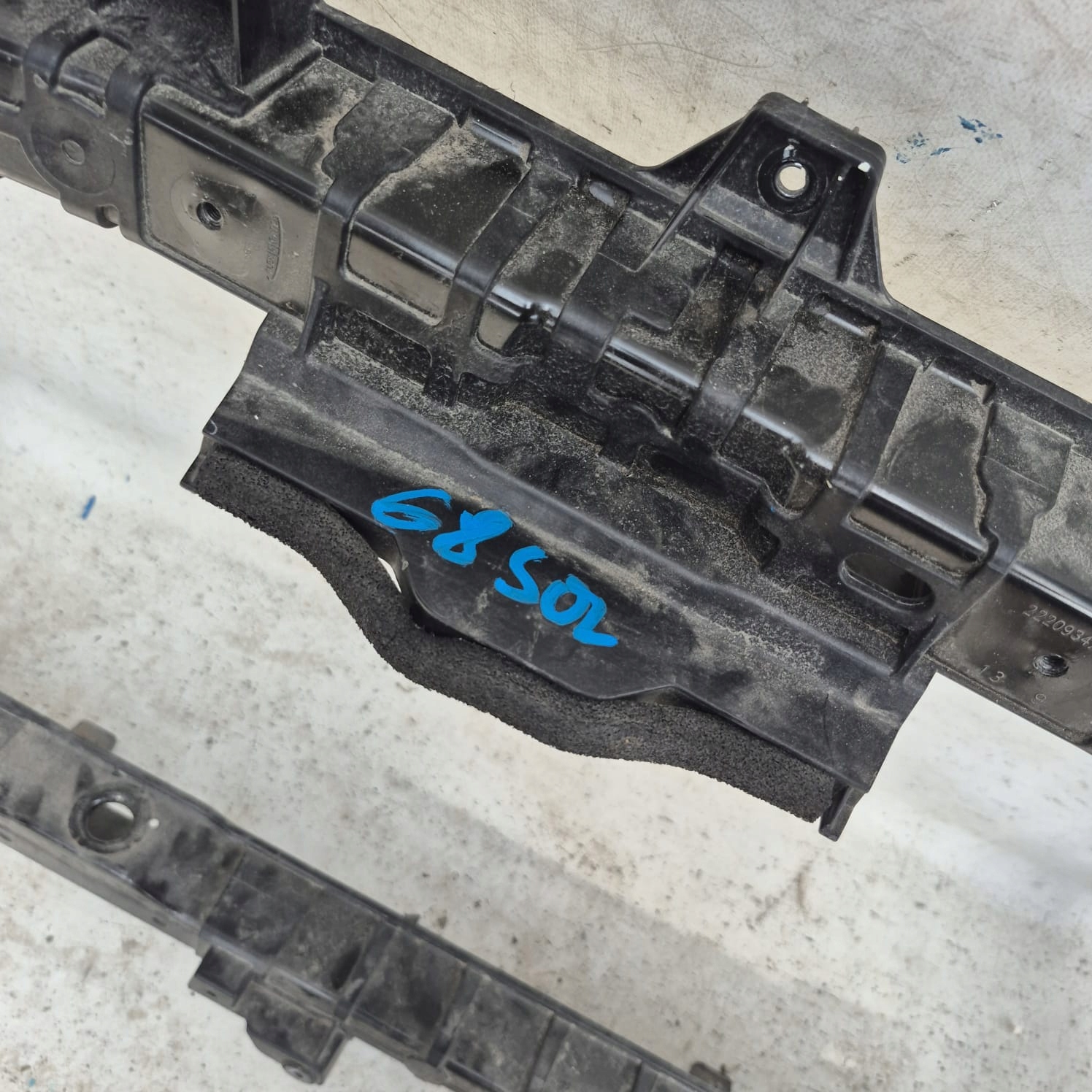 NISSAN JUKE II 2 19-> support panel for radiators pillar