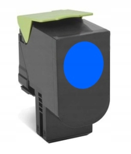 Naplnka Lexmark 80C2SC0 802SC azurový kompatibilní toner