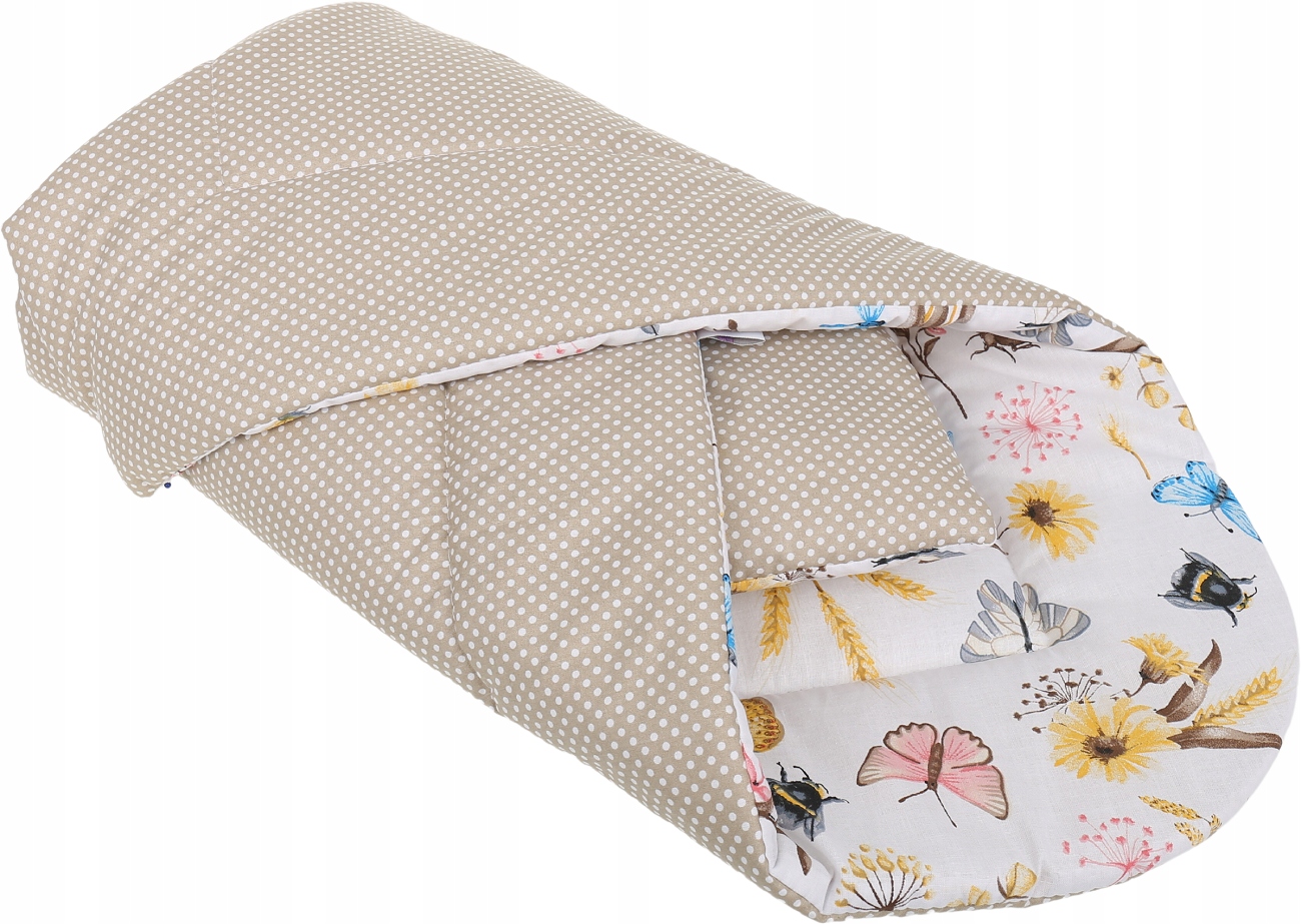 ROŻEK NIEMOWLĘCY BECIK OTULACZ DWUSTRONNY BAWEŁNA BABYMAM Marka Babymam