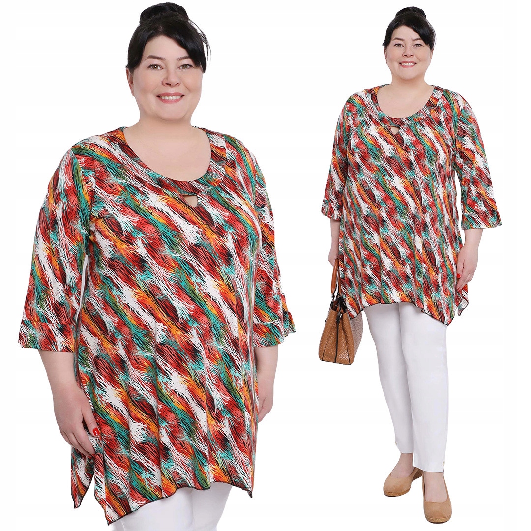 Tunika s oranžovým výstřihem, vzor 54/56