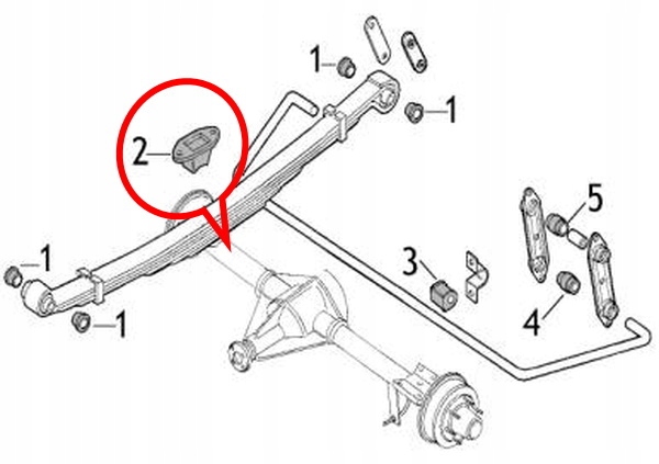 IVECO DAILY TURBO DAILY UNIJET ODBÓJ PODUSZKA RESORU TYŁ nad tylny most EAN (GTIN) 5901797008208