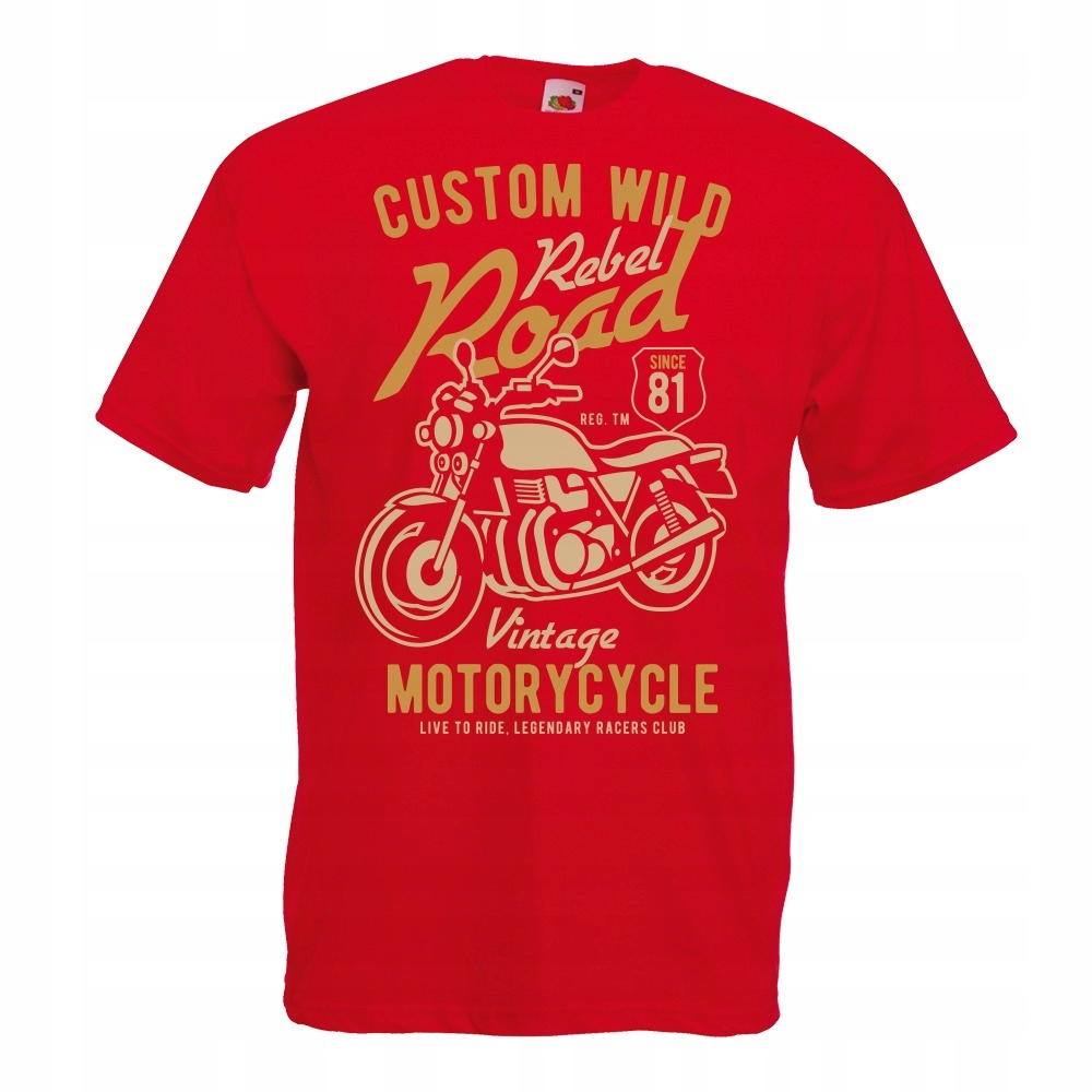

Koszulka motor motocykl motocyklista L czerwona