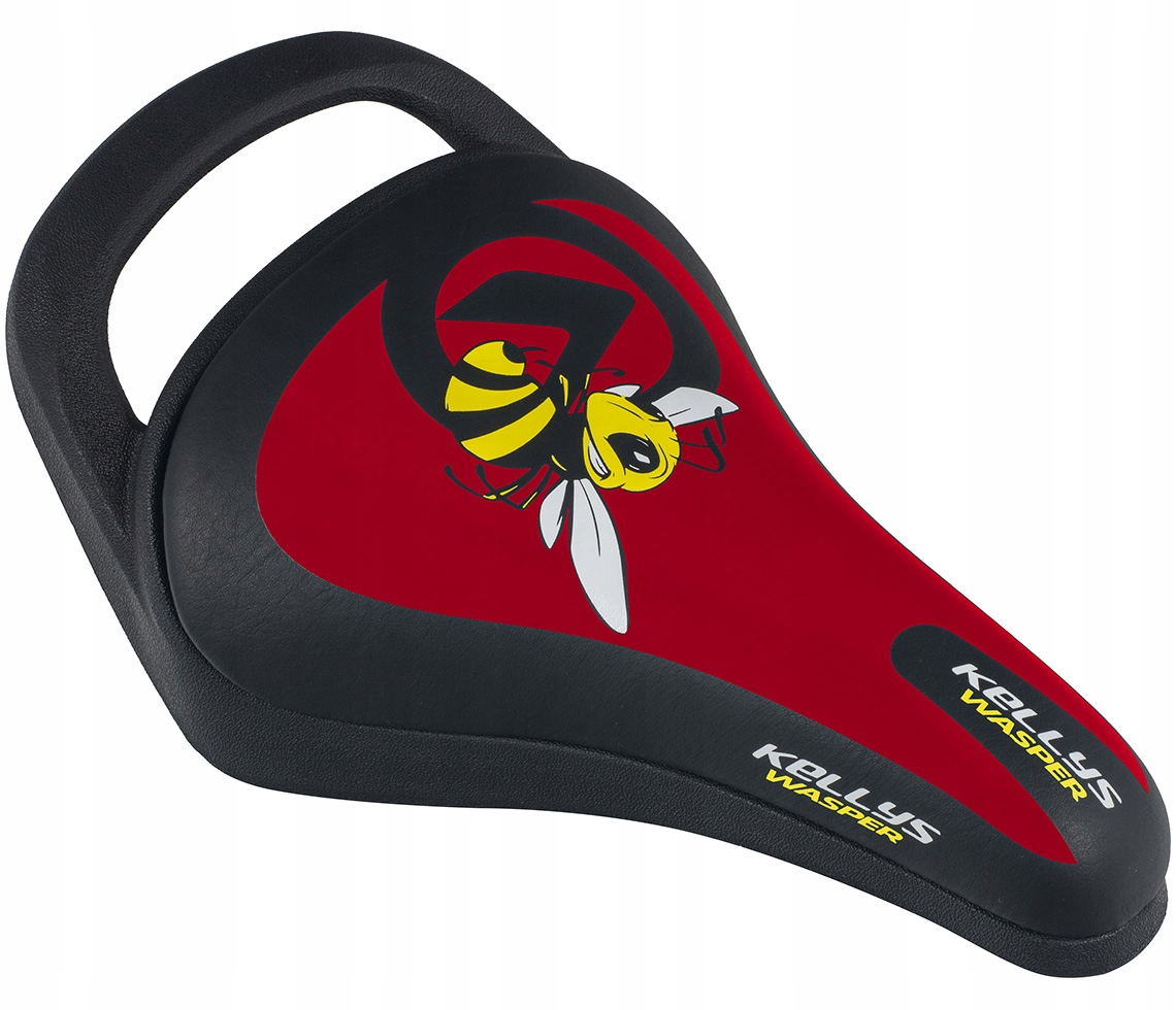 SIODEŁKO rowerowe dziecięce KELLYS WASPER czerwone