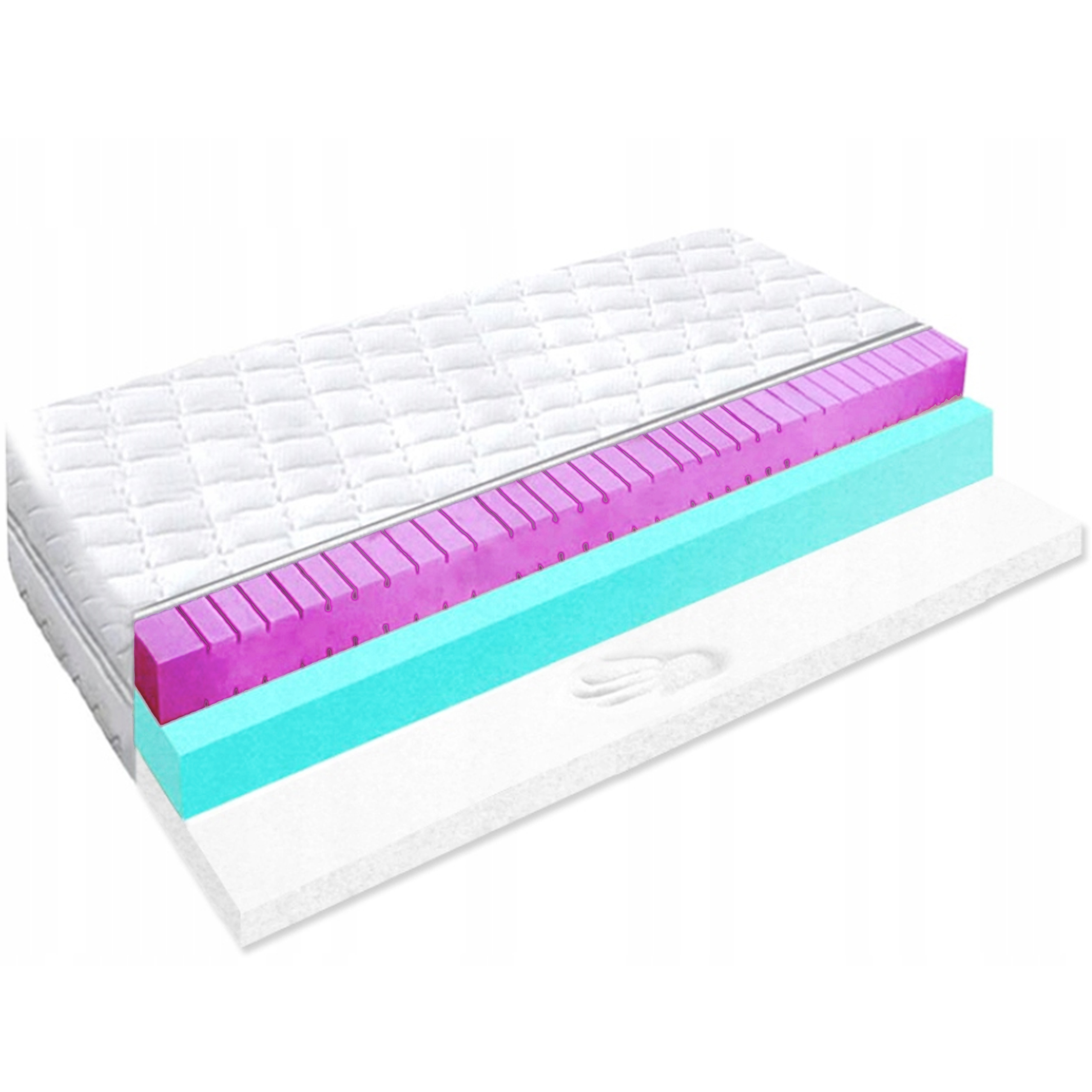 Pěnová Matrace 110x190 ventilační s viskózní redukcí vibrací H3 H1 17 cm