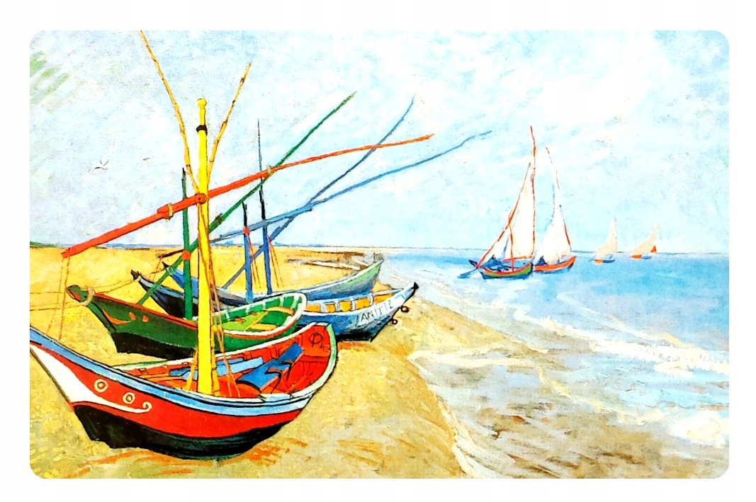 

Magnes Vincent Van Gogh Łodzie rybackie