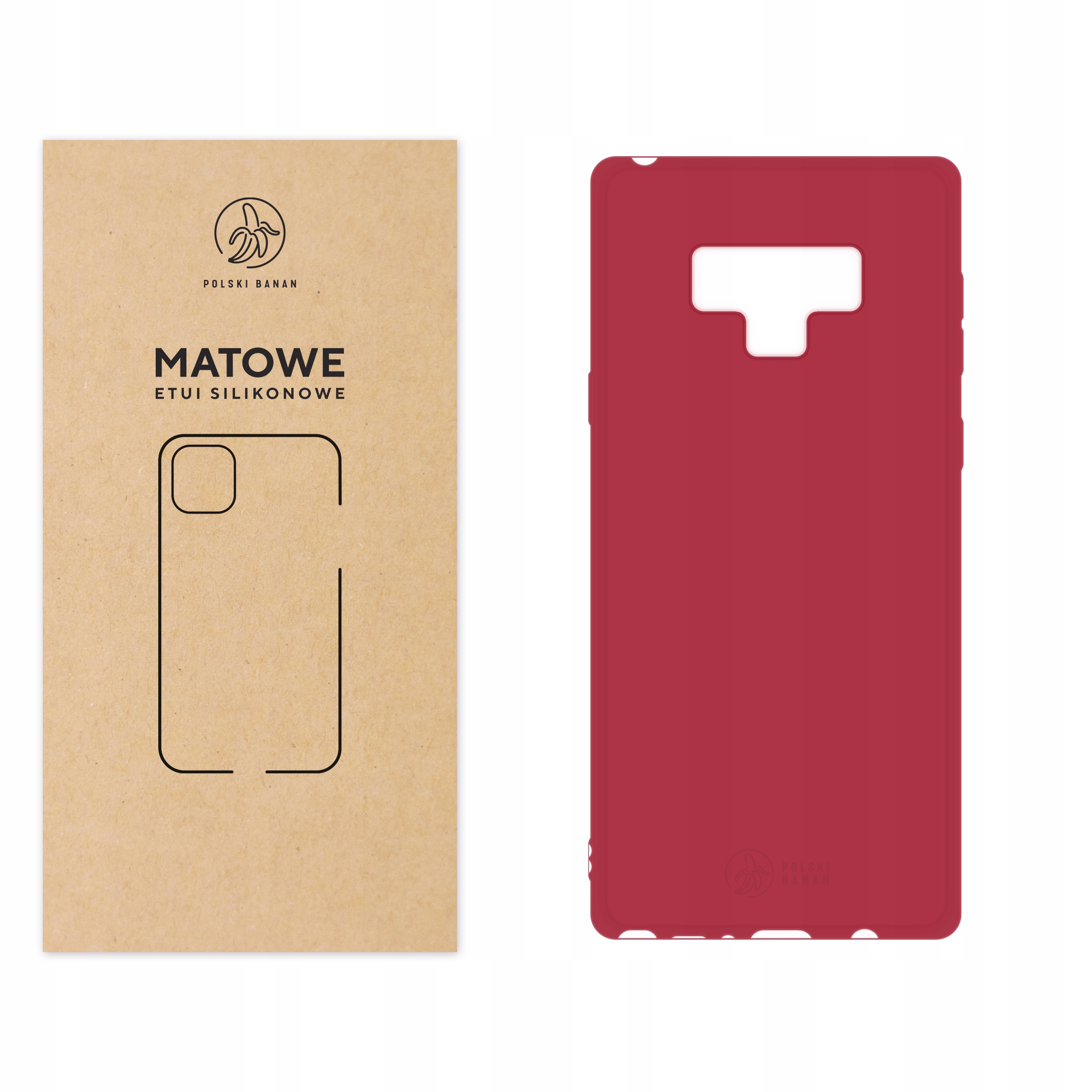 

Etui Matowe do Samsung Galaxy Note 9 wiśniowe