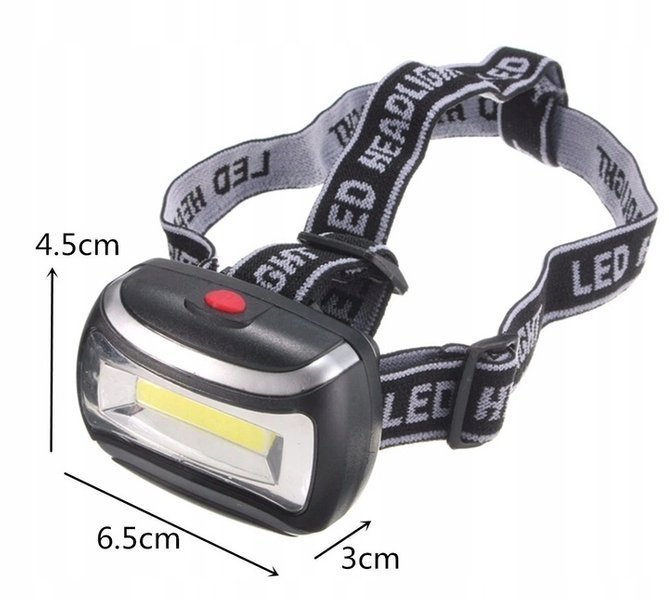 LATARKA CZOŁOWA COB 3W CZOŁÓWKA LAMPKA LED LEDOWA Kod producenta CH2016