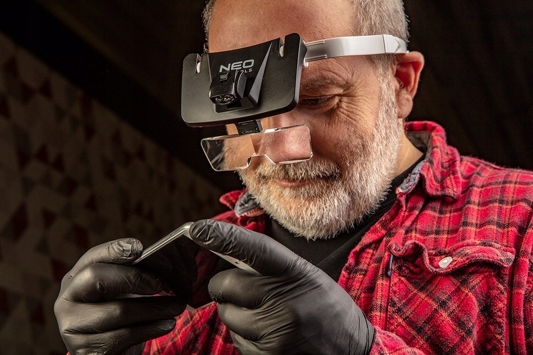 LUPA NAGŁOWNA OKULARY PRECYZYJNE SOCZEWKI LED NEO 06-130 Rodzaj okulary