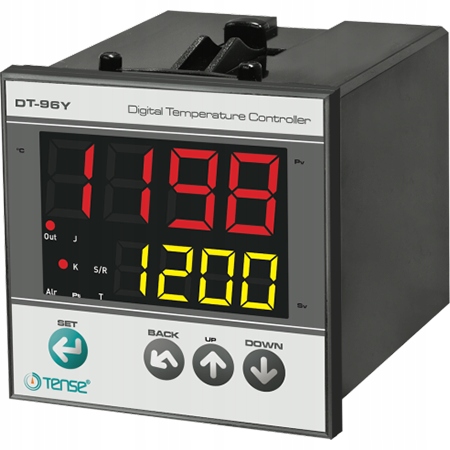 Pid regulátor teploty pro montáž na panel do 1750 °C 96 mm x 96 mm