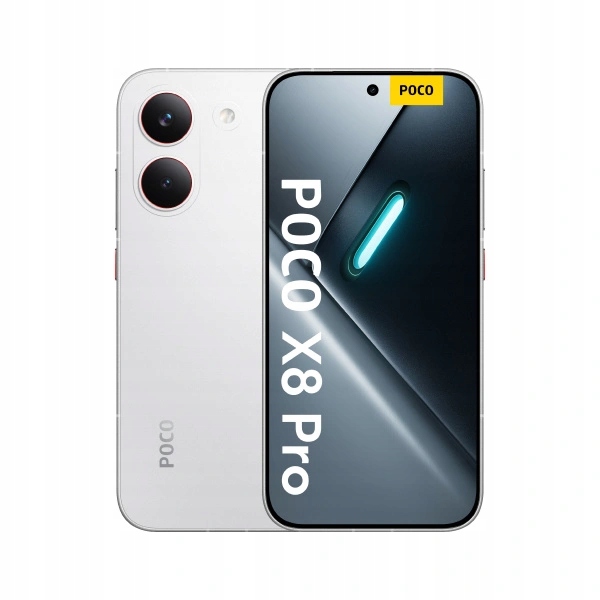 Smartfon Poco X8 Pro 12+512 Gb 5G biały 6,59" Amoled 120 Hz 6500 mAh