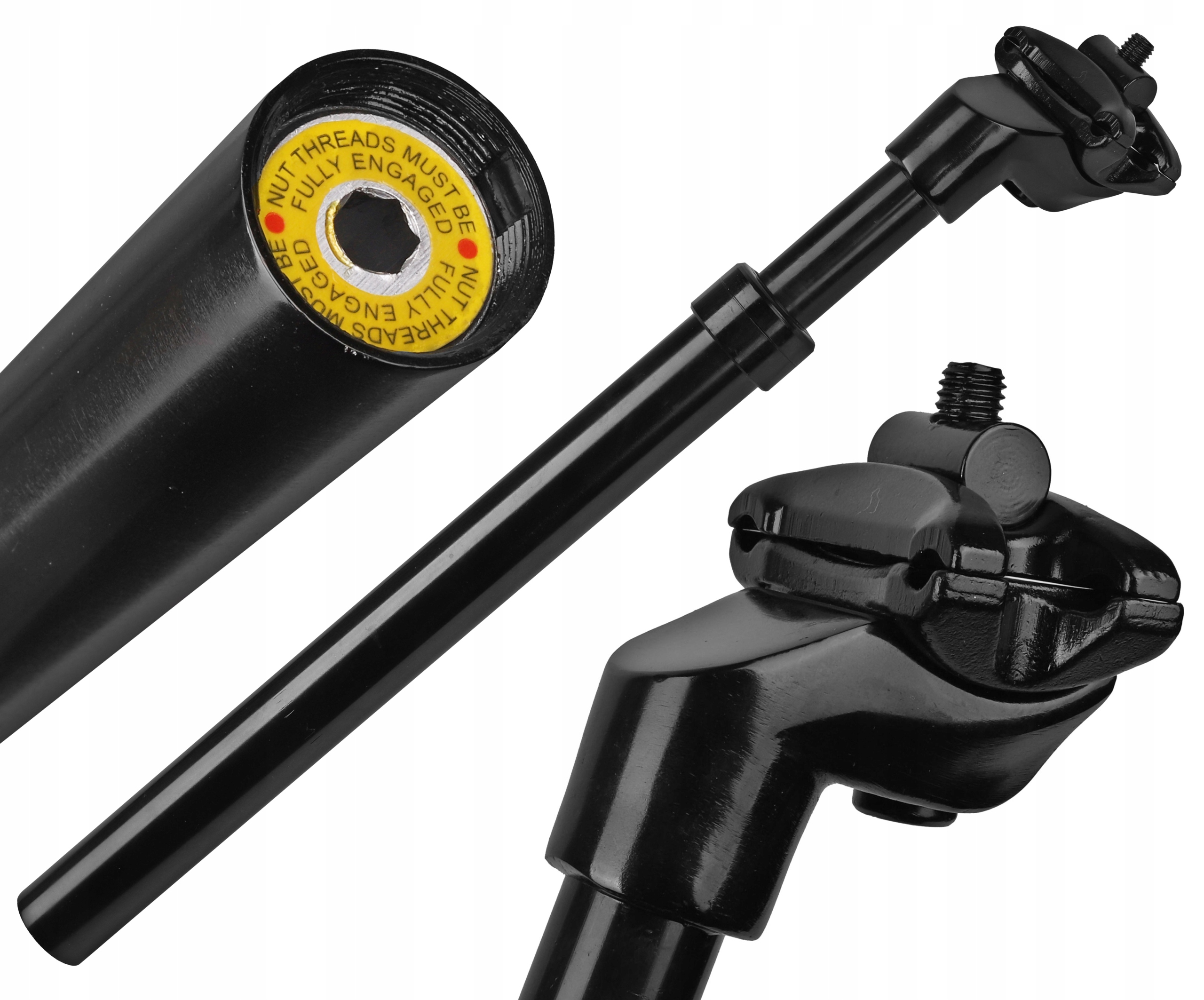 

Sztyca Amortyzowana 25,4x350mm Regulowana black