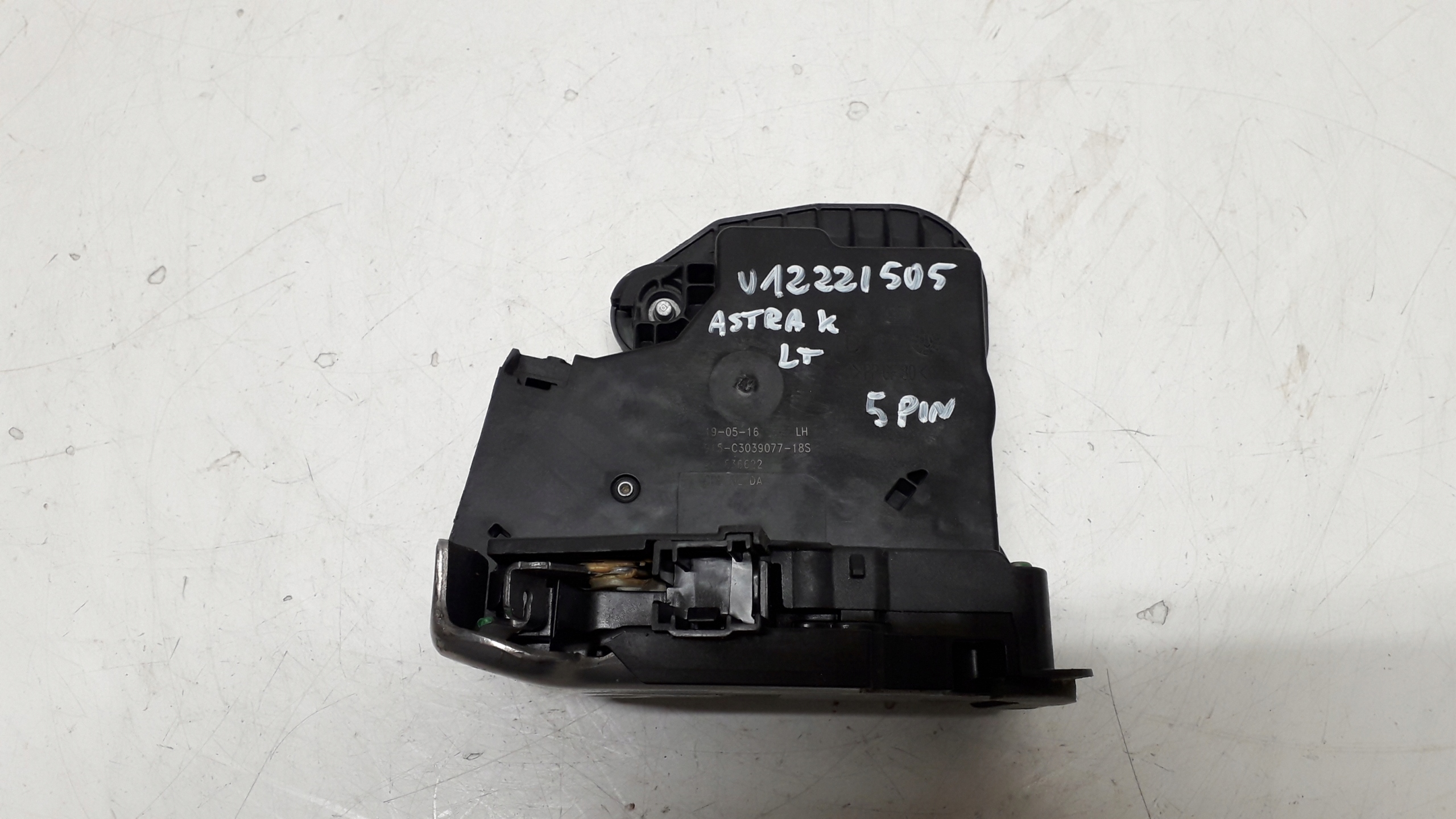 OPEL ASTRA K 15- ZAMEK LEWY TYLNY 5PIN