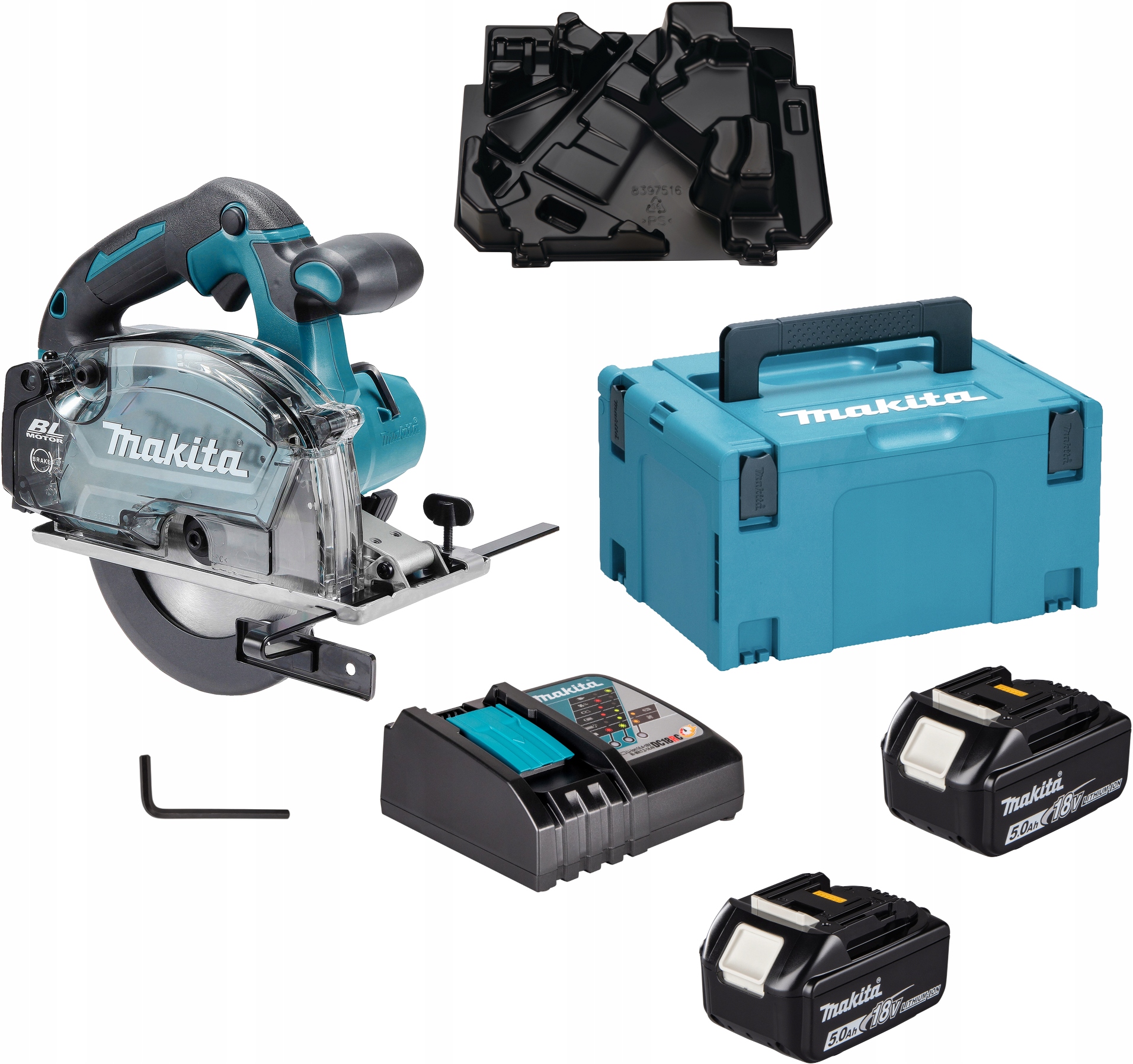 Przecinarka Do Metalu Makita DCS553RTJ 18V 150MM 2X5.0AH W Walizce Makpac 3