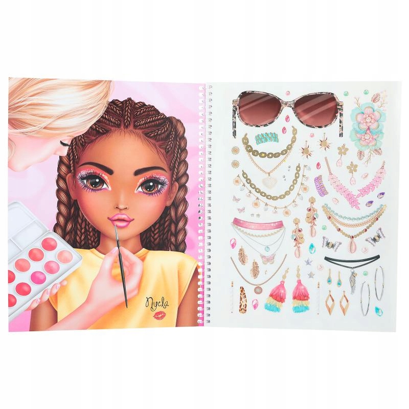 TOP MODEL SZKICOWNIK MAKE UP MAKIJAŻ + NAKLEJKI Kod producenta 12415_A