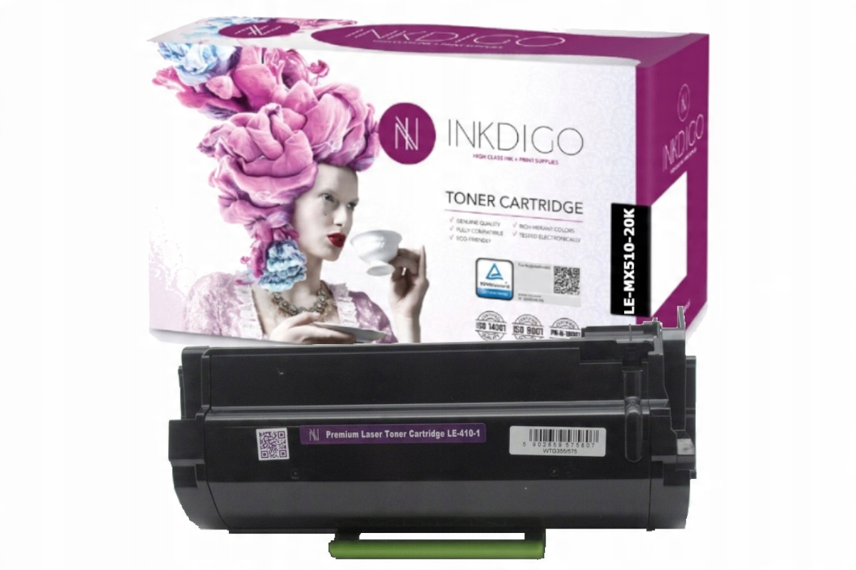 

Toner Inkdigo Lexmark MX510 MX511 MX611 20K
