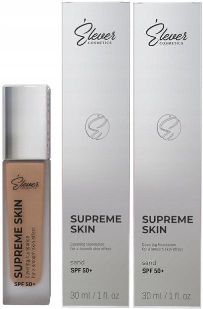 2 x Elever Supremeskin Sand 30 ml Vynikající krytí Lehká konzistence