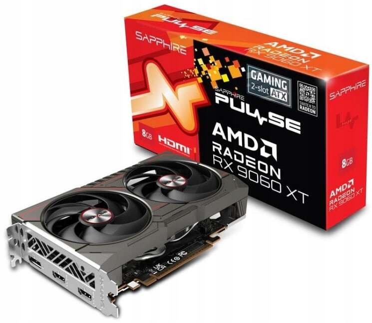 Karta graficzna Sapphire Pulse Radeon Rx 9060 Xt 8GB GDDR6 (11350-05-20G)
