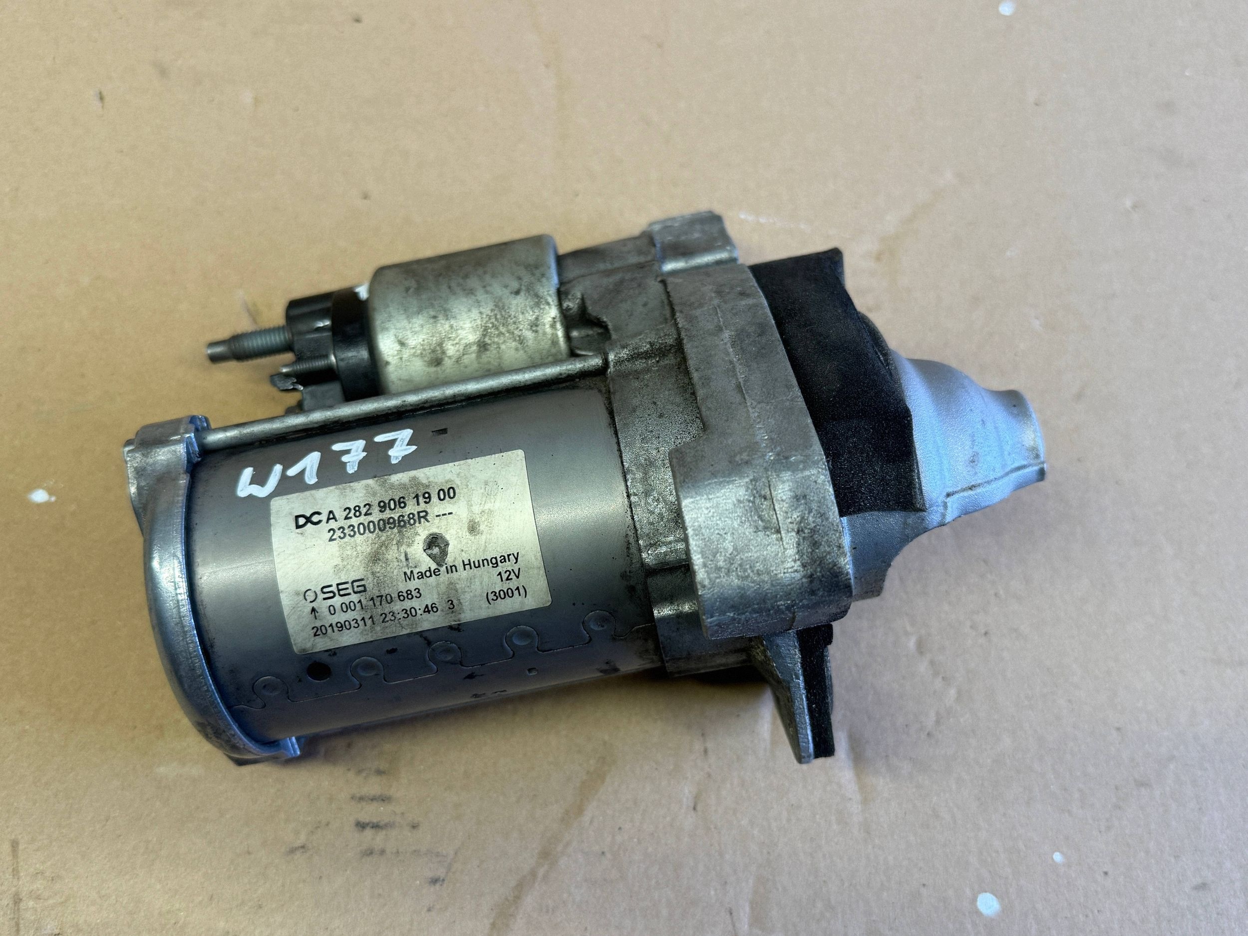 MERCEDES A class W177 1.3 starter A2829061900