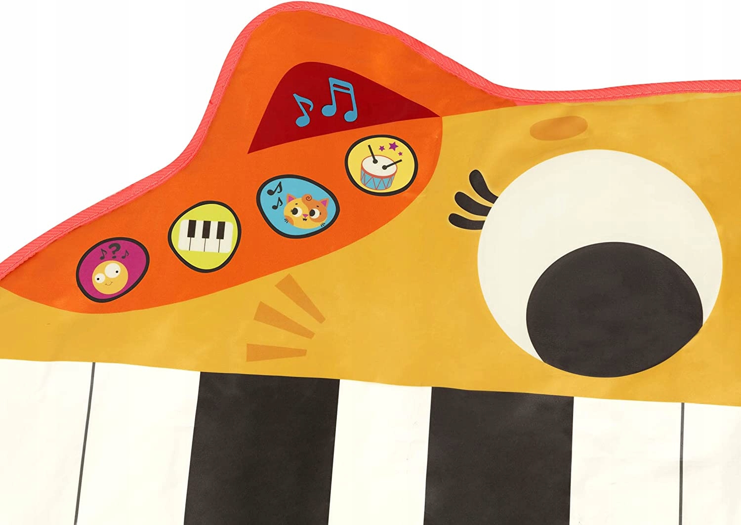 Land of B. - Musical Floor Piano - Cat Piano Mat - Materiał tkanina