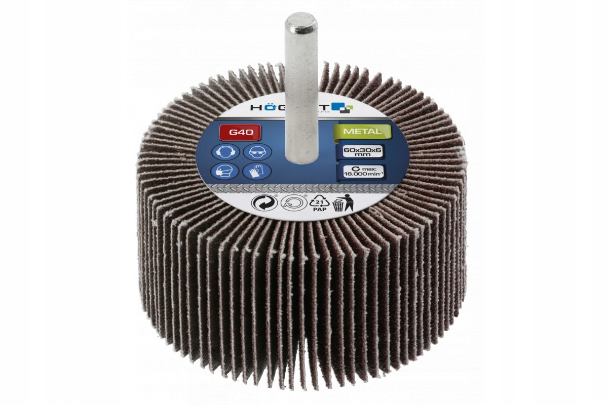 

Ściernica listkowa trzpieniowa 60x30x6 G150 Hogert