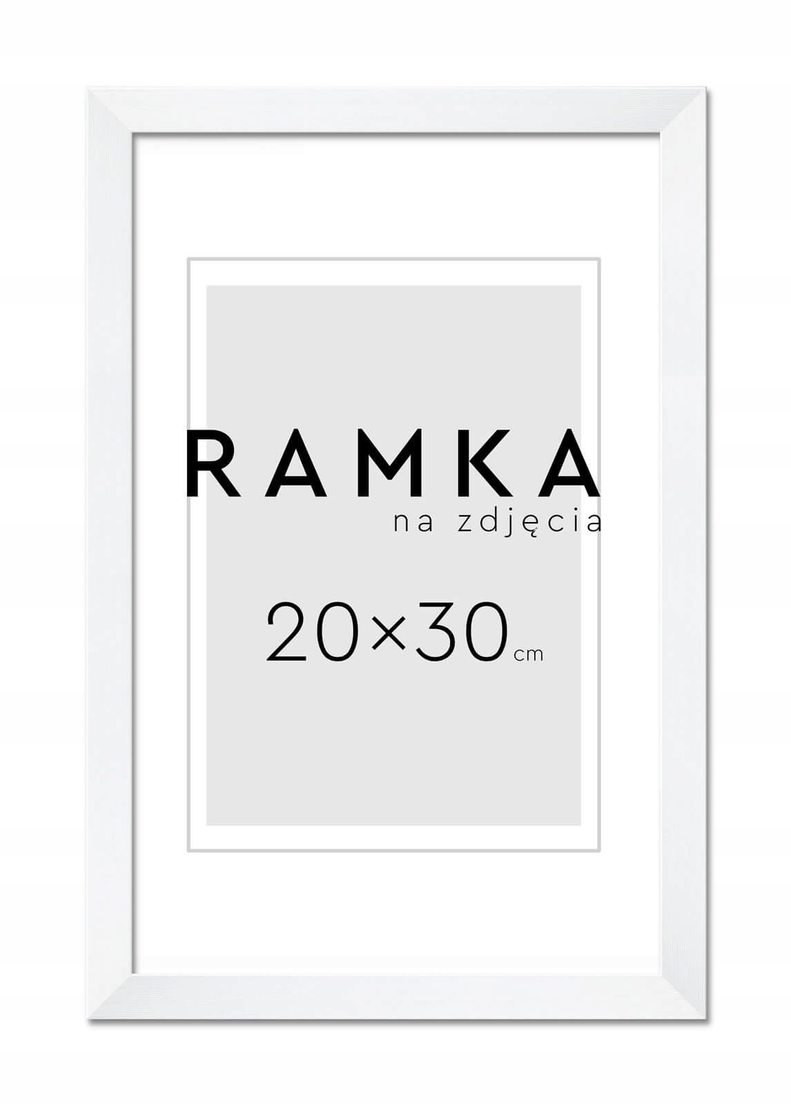 

Ramka na zdjęcia 20x30 cm Biała