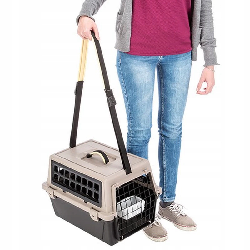 Levně Ferplast Atlas 10 Trendy Plus přepravka černá/béžová/černá [73027099]