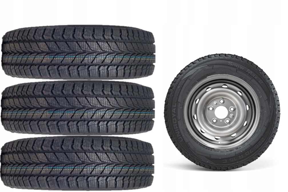 NOWE KOŁA ZIMA IVECO DAILY 225/65R16C UNIROYAL