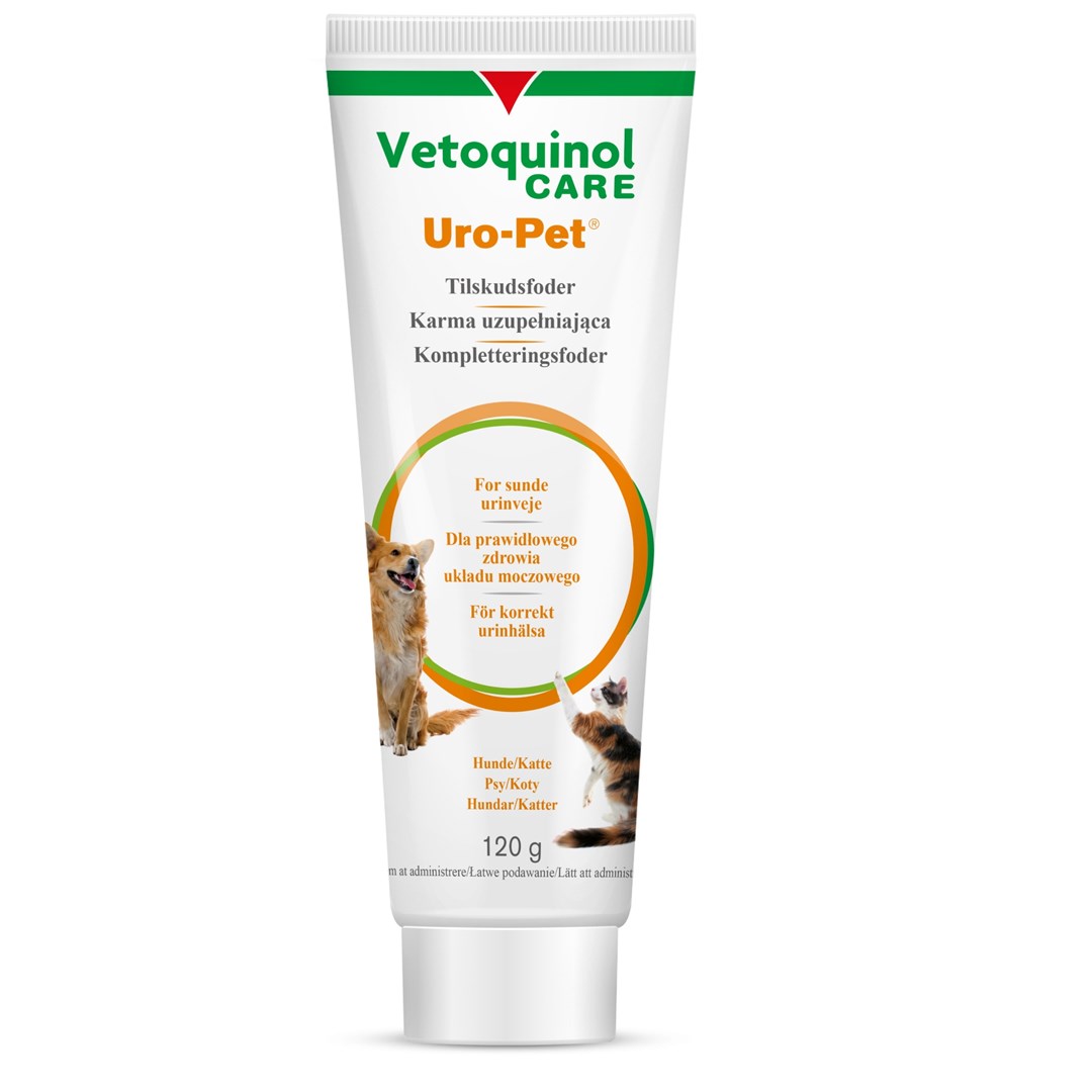 Levně Vetoquinol Uro-Pet pasta na okyselení moči pro psy a kočky 120 g