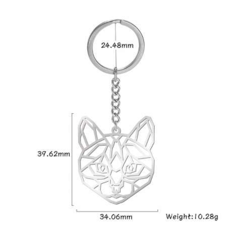 BRELOK, breloczek do kluczy, KOT, kotek, kitten Cechy dodatkowe brak