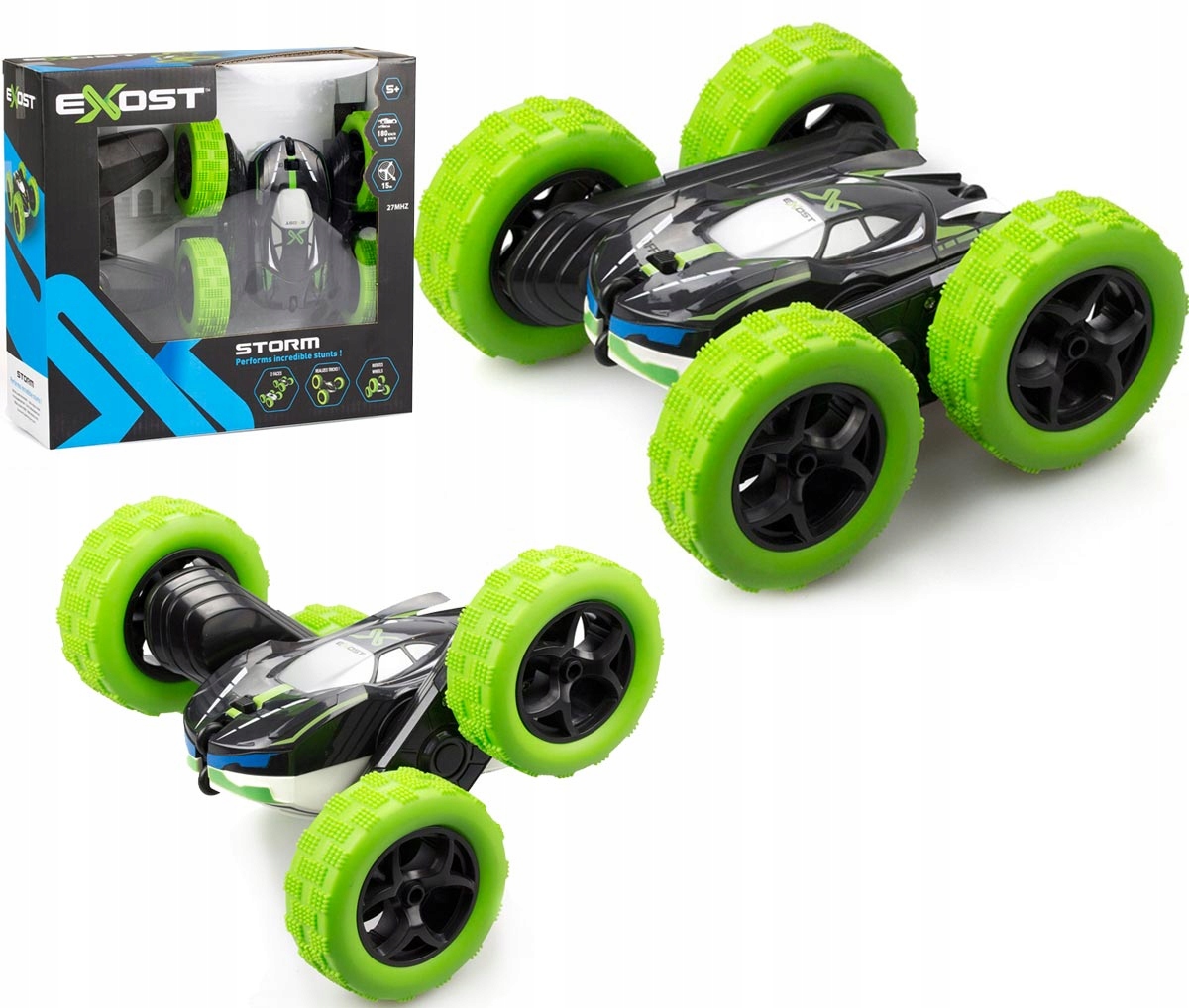 

Exost Storm autko sterowane pilot akrobacje green